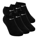 Nike Bekleidung Nike Everyday No-Show Tennissocken 6er Pack-Schwarz,Wei&szlig;