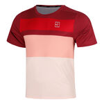 Nike Bekleidung Nike Court Dri-Fit Advantage T-Shirt Herren-Rot,Koralle
