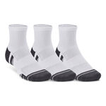 Under Armour Bekleidung Under Armour Performance Tech Quarter Tennissocken 3er Pack-Wei&szlig;