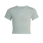adidas T-Shirt adidas Sport Icons Soft T-Shirt M&auml;dchen-salbei