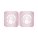 Quiet Please Tennisbekleidung Quiet Please Short Schweißband 2er Pack Unisex - flieder, weiß
