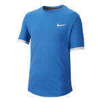 Nike Bekleidung Nike Court Dry T-Shirt Jungen-Hellblau,Weiß