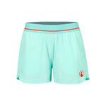 Quiet Please Bekleidung Quiet Please Wild Match 2in1 Shorts Damen-Türkis,Rot