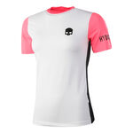 Hydrogen Bekleidung Hydrogen Tech Team T-Shirt Damen-Wei&szlig;,Pink
