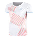 Lotto Bekleidung Lotto Tech IV D1 T-Shirt Damen-Rosa,Weiß