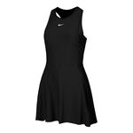 Nike Tennisbekleidung Nike Dri-Fit Victory Kleid Damen-Schwarz,Weiß