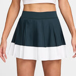 Nike Bekleidung Nike CourtDri-Fit Advantage Ace Skrt High Rise Rock Damen-Dunkelblau,Wei&szlig;