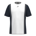HEAD Bekleidung HEAD Club 25 Tech T-Shirt Herren-Dunkelblau,Weiß