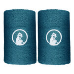 Quiet Please Tennisbekleidung Quiet Please Long Schweißband 2er Pack-Petrol