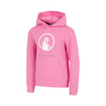 Quiet Please T-Shirt Quiet Please Crushaseline Logo Hoody M&auml;dchen-pink, wei&szlig;