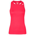 ASICS Bekleidung ASICS Club Tank-Top Damen-Koralle,Weiß