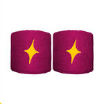 Starvie Bekleidung Starvie Schweißband 2er Pack-Lila,Gelb