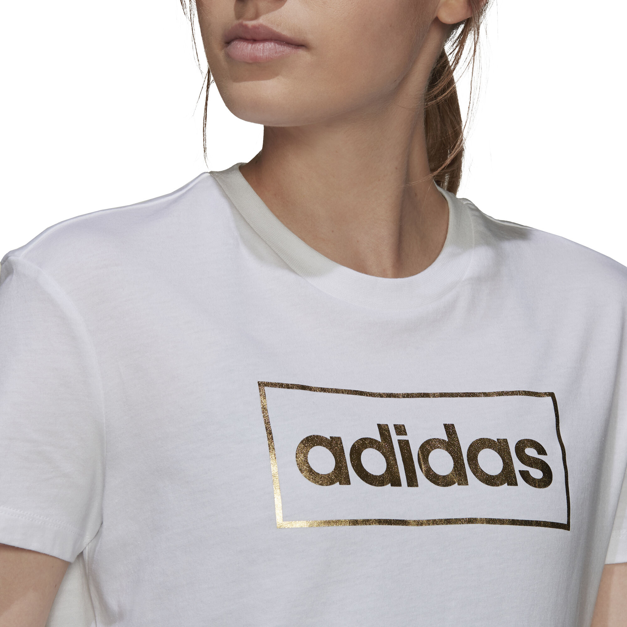 Adidas t shirt donna oro sale