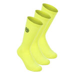 BIDI BADU Tennissocken BIDI BADU Crew Performance Tennis Socks 3 Pack -neon yellow