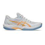 ASICS Padelschuhe ASICS Game FF Padelschuh Damen-Weiß,Orange