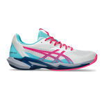 ASICS Padelschuhe ASICS Solution Speed FF 3 Padelschuh Herren-Weiß,Pink