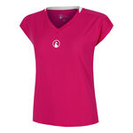 Quiet Please Bekleidung Quiet Please Create Volley T-Shirt Damen-Pink,Weiß