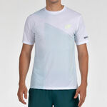 Bullpadel Bekleidung Bullpadel Lagar T-Shirt Herren-Weiß
