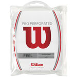 Wilson Overgrips Wilson Pro Overgrip Perforated 12er Pack-Weiß