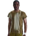 Nike Bekleidung Nike Court Dri-Fit Victory Print T-Shirt Herren-Oliv
