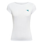 Diadora Tennisbekleidung Diadora Court T-Shirt Damen-wei&szlig;