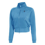 Nike Bekleidung Nike Court Dri-Fit Heritage Trainingsjacke Damen-Hellblau