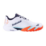 Babolat Padelschuhe Babolat Jet Premura 3 Lebron Padelschuh Herren - weiß, orange