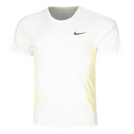 Nike Bekleidung Nike Court Dri-Fit Advantage Slam T-Shirt Herren-Weiß,Limette