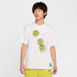 Nike Bekleidung Nike Court M90 French Open T-Shirt Herren-Weiß