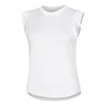Lucky in Love Bekleidung Lucky in Love Bring It On Rib Tank-Top Damen-Weiß