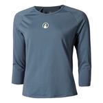 Quiet Please Bekleidung Quiet Please Stripes Longsleeve Damen - blau, 