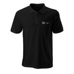 Wilson Bekleidung Wilson Bela Stripe II Polo Herren-Schwarz