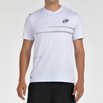 Bullpadel Bekleidung Bullpadel Montuno T-Shirt Herren-weiß