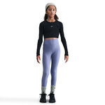 Nike Bekleidung Nike Dri-FIT One All Over Print Tight Mädchen - blaugrau, weiß