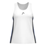 HEAD Bekleidung HEAD Club 25 Tech Tank-Top Damen-Wei&szlig;,Dunkelblau