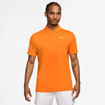 Nike Tennisbekleidung Nike Dri-Fit Victory Court Solid Polo Herren - orange, weiß