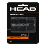 HEAD Overgrips HEAD Super Comp 3er Pack-Schwarz