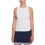Original Penguin Bekleidung Original Penguin Rib Tank-Top Damen-Weiß