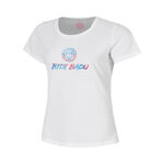 BIDI BADU Tennisbekleidung BIDI BADU Logo Chill T-Shirt Kinder-wei&szlig;
