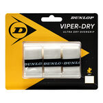 Dunlop Overgrips Dunlop  Viperdry  3er Pack - wei&szlig;