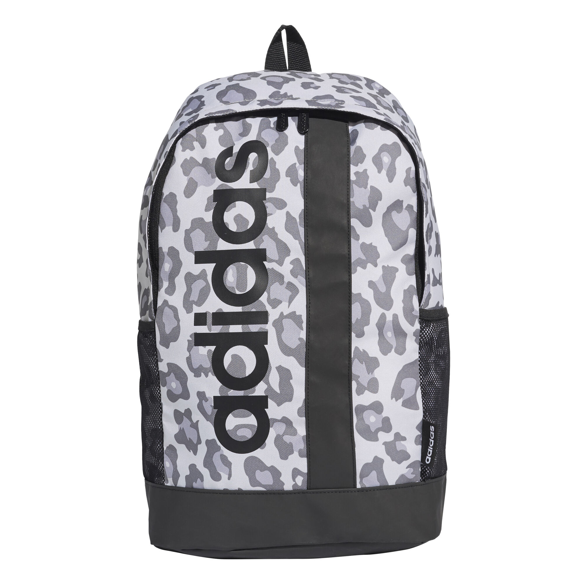 Linear Leopard Rucksack Grau Schwarz