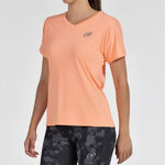 Bullpadel Bekleidung Bullpadel Eches T-Shirt Damen-Apricot
