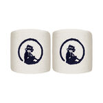 Quiet Please Tennisbekleidung Quiet Please Short Schweißband 2er Pack-Creme