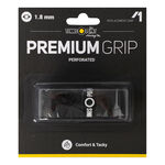 Tennis-Point Basisgriffbänder Tennis-Point Premium Grip Perforated 1er Pack-Schwarz