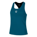 Quiet Please Bekleidung Quiet Please Create Inside In Tank-Top Damen-Petrol,Weiß