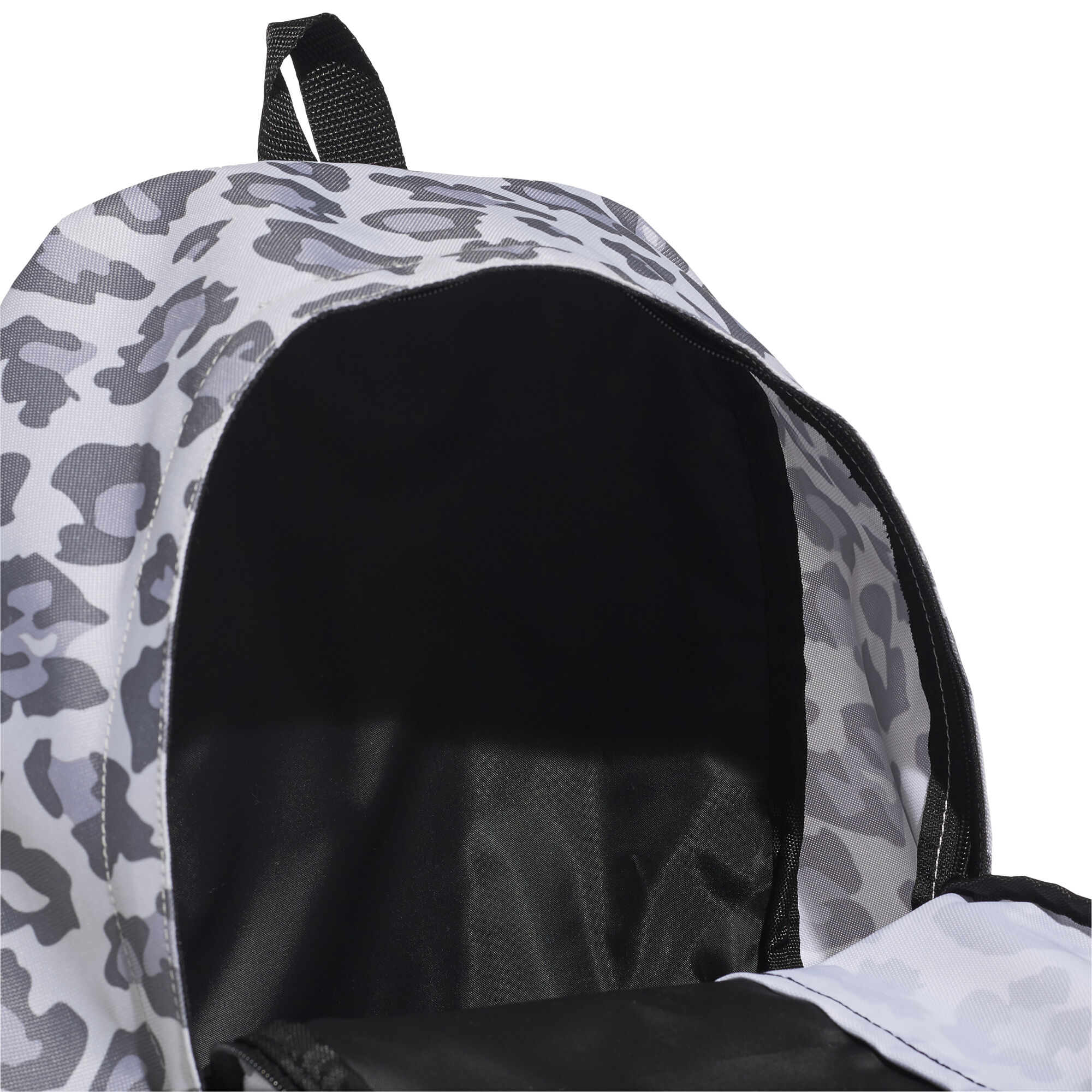 Linear Leopard Rucksack Grau Schwarz