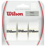 Wilson Overgrips Wilson Pro Overgrip Perforated 3er Pack-Wei&szlig;