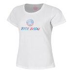 BIDI BADU Bekleidung BIDI BADU Logo Chill T-Shirt Damen-wei&szlig;