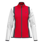 HEAD Bekleidung HEAD Club 25 Jacket Women Trainingsjacke Damen-Rot,Weiß