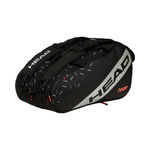 HEAD HEAD Team Padel Bag L Padelschlägertasche-Schwarz,Silber